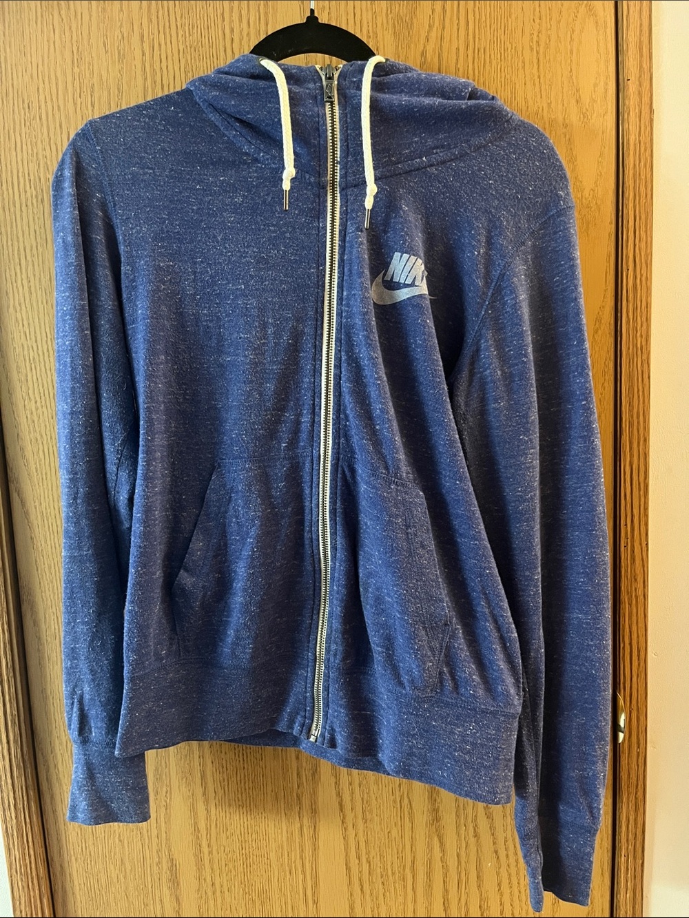 M Nike Lightweight Women’s Blue Zip-Up Hoodie